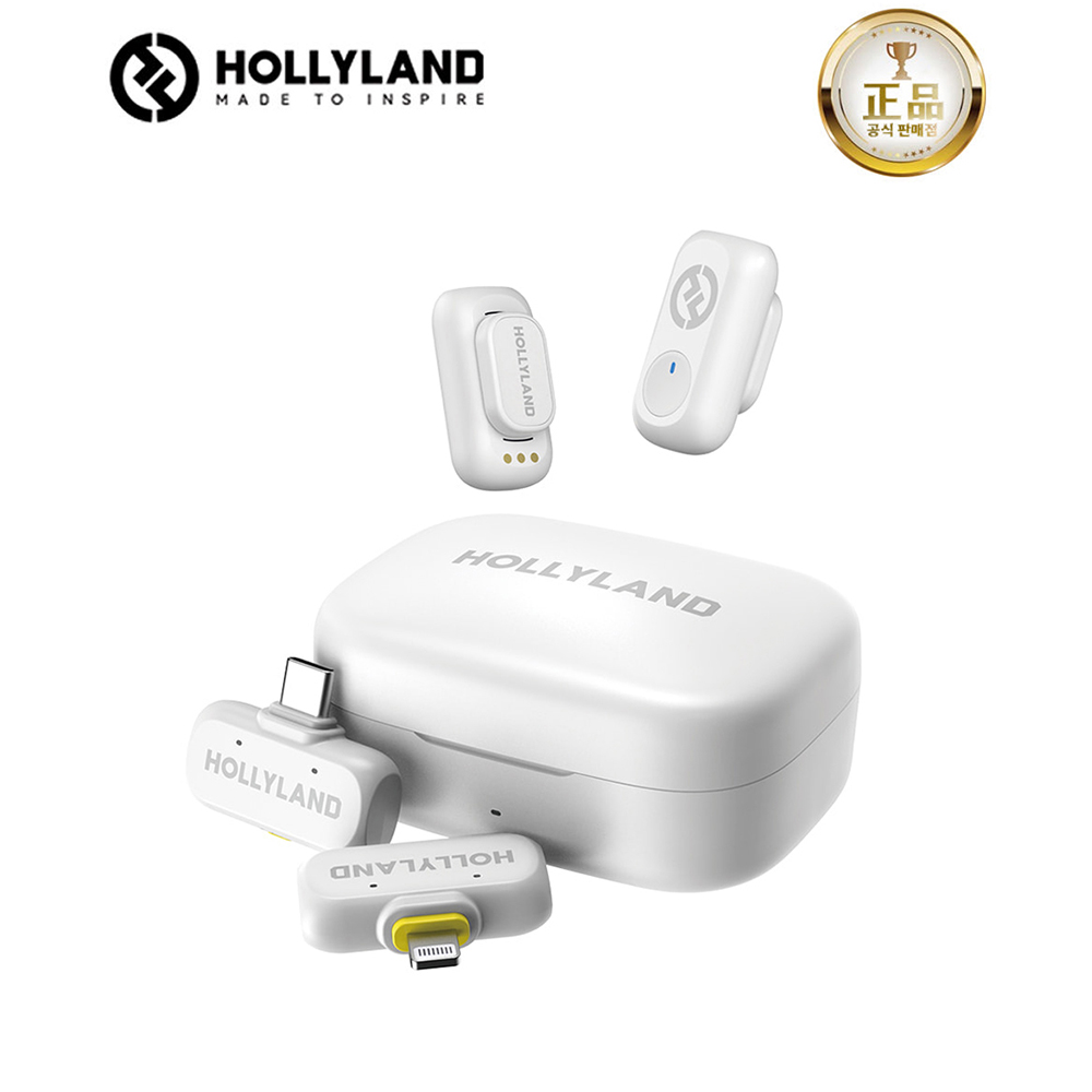 홀리랜드 LARKA1-CB-W 라크 A1 콤보 스마트폰전용 무선마이크(아이보리) 97,000원