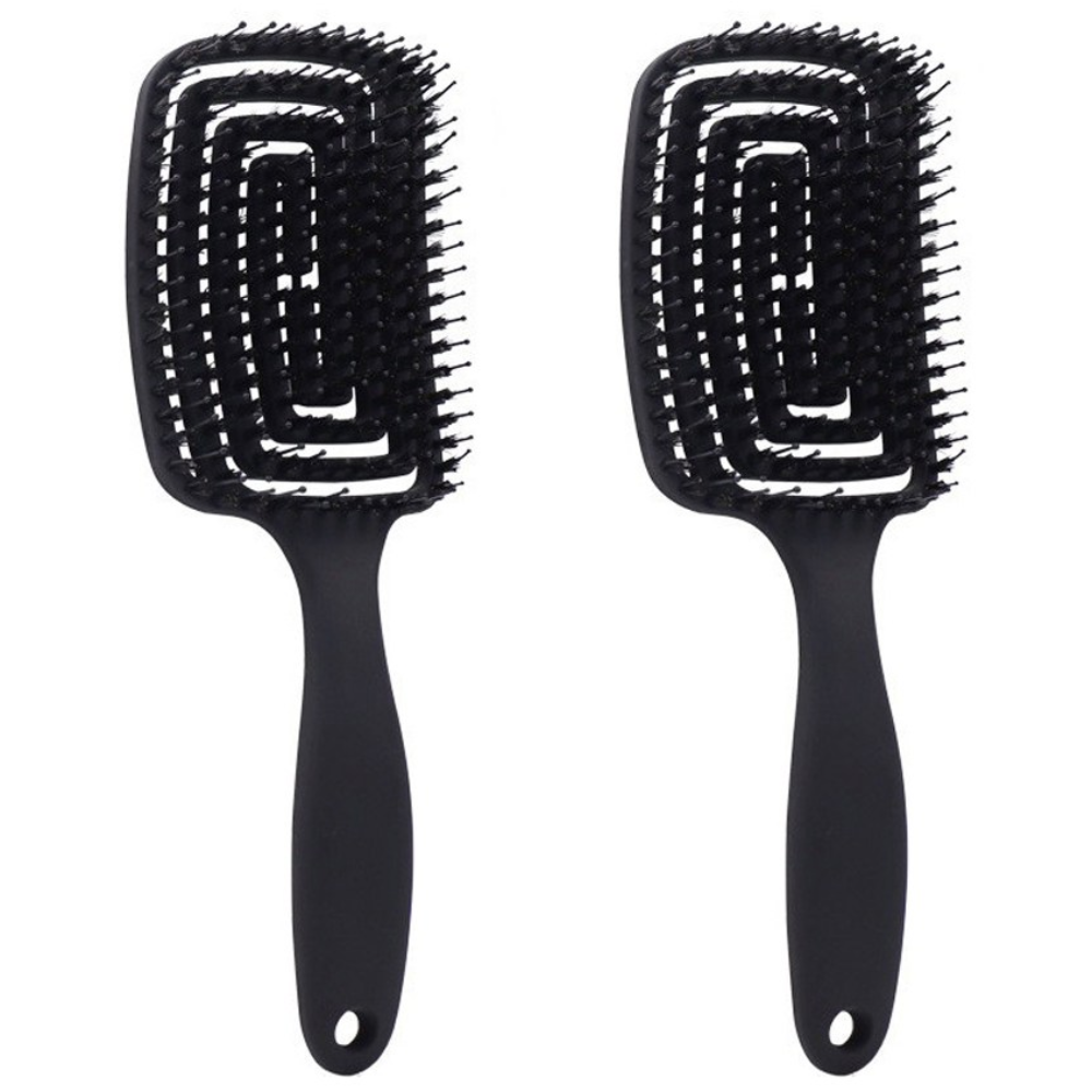 비위더스 뿌리볼륨 헤어볼륨 드라이 헤어브러쉬, 2개, 블랙 9,600원