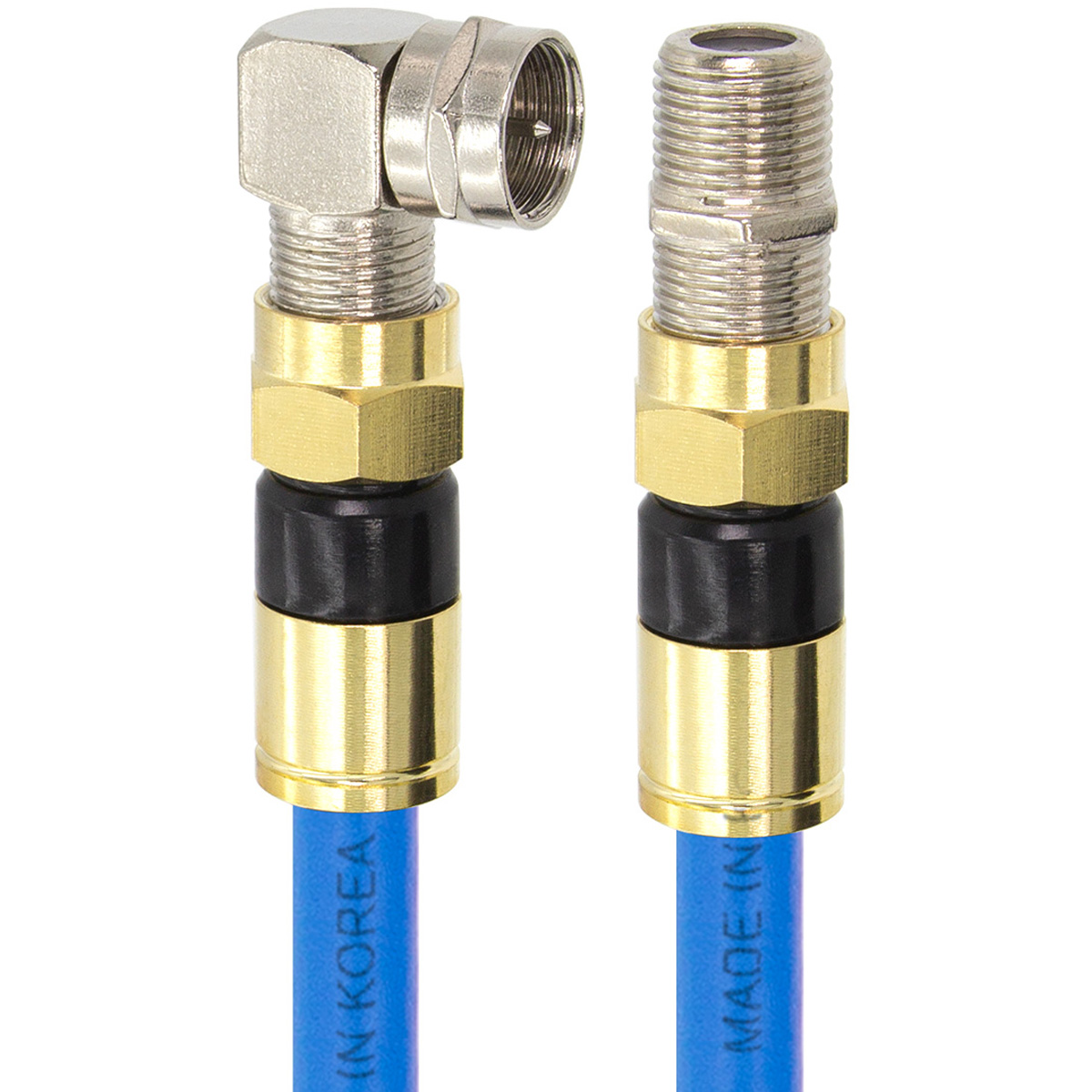 솔탑 국산 골드 고급형 RF 안테나 블루 꺾임 연장 TV 동축 수제작 케이블 50M, SOLTOP-1275, 1개 66,450원