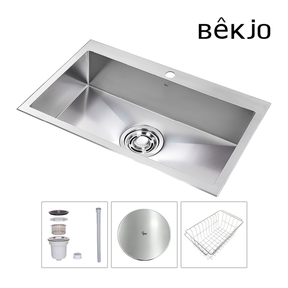 백조씽크 고니 사각씽크볼 ECNRW9530 리폼 엠보 주방싱크볼 싱크대교체, 1개 320,000원