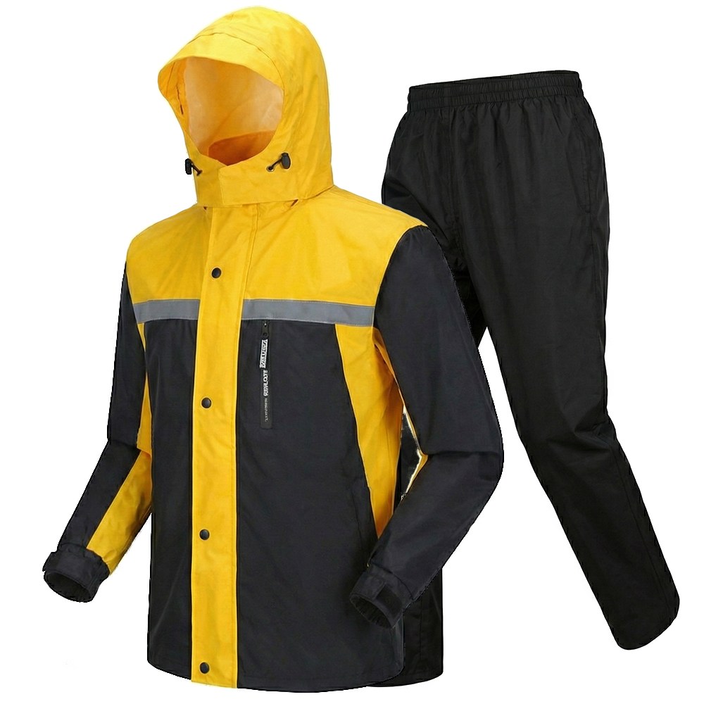 아띠꼴로 물폭탄도 끄떡없다 남여공용 레인 우비 우의 세트, 옐로우, 1세트 33,000원