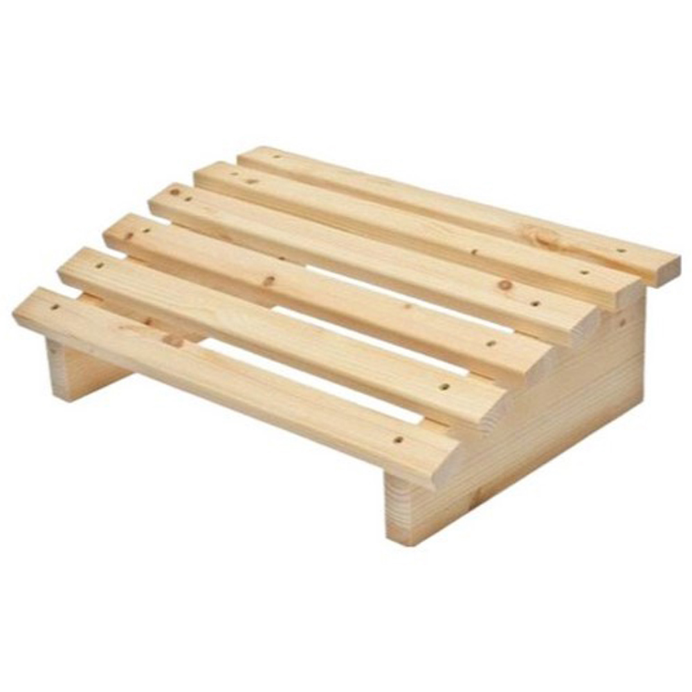 솔이솔문 원목 발 받침대 나무 발판 책상 사무실 의자 발디딤대 레드파인 아치형 삼나무 사선형 31,900원