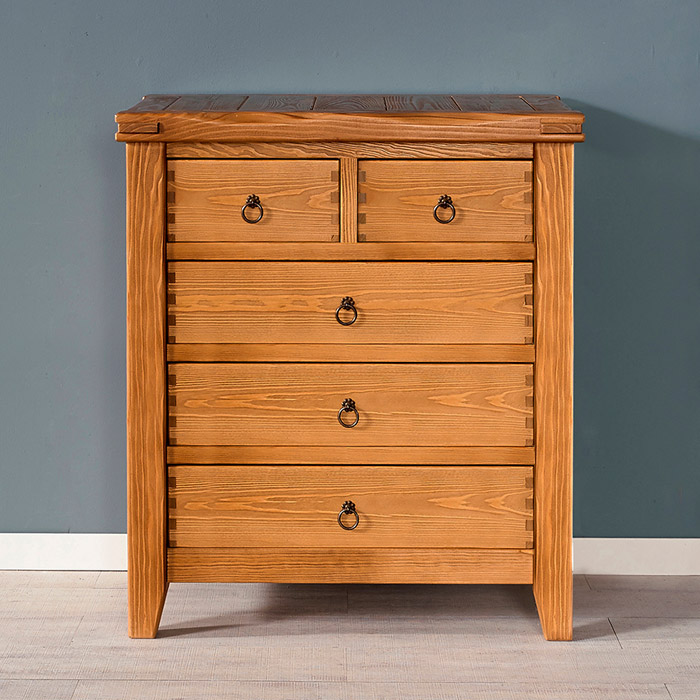 [마루엔개비] 우리목 4단 서랍장 원목가구 833,000원