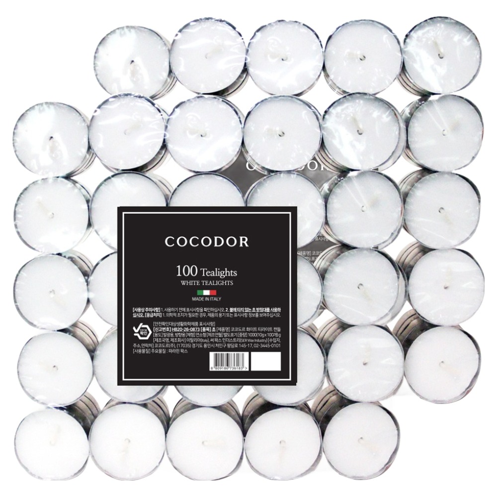 코코도르 화이트 티라이트 캔들 22,900원
