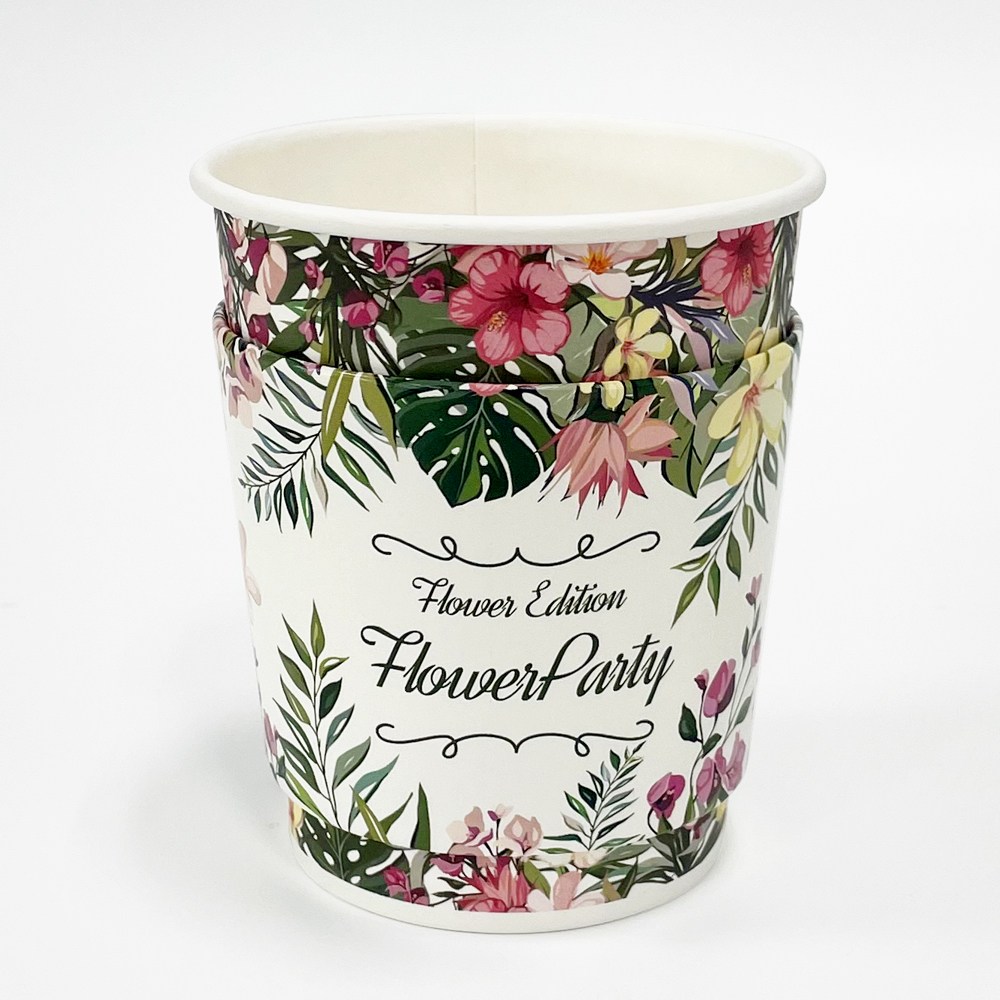 투고팩 플라워파티 종이컵 330ml x 50p + 에어홀더 50p 세트, 3세트 79,000원