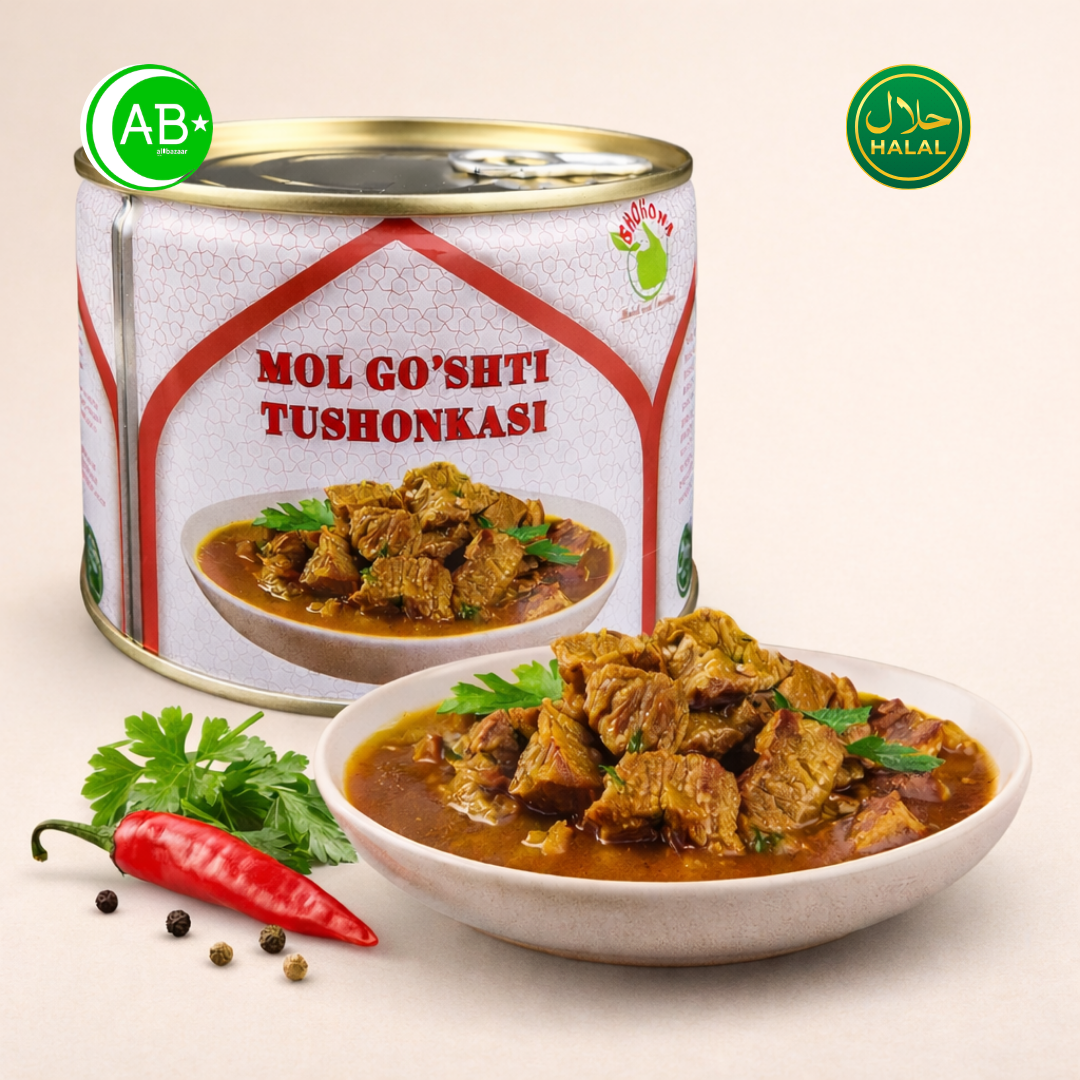 Halal Canned Beef Stew Ready-to-Eat 할랄 즉석 소고기 스튜 우즈벡 스타일 7,990원
