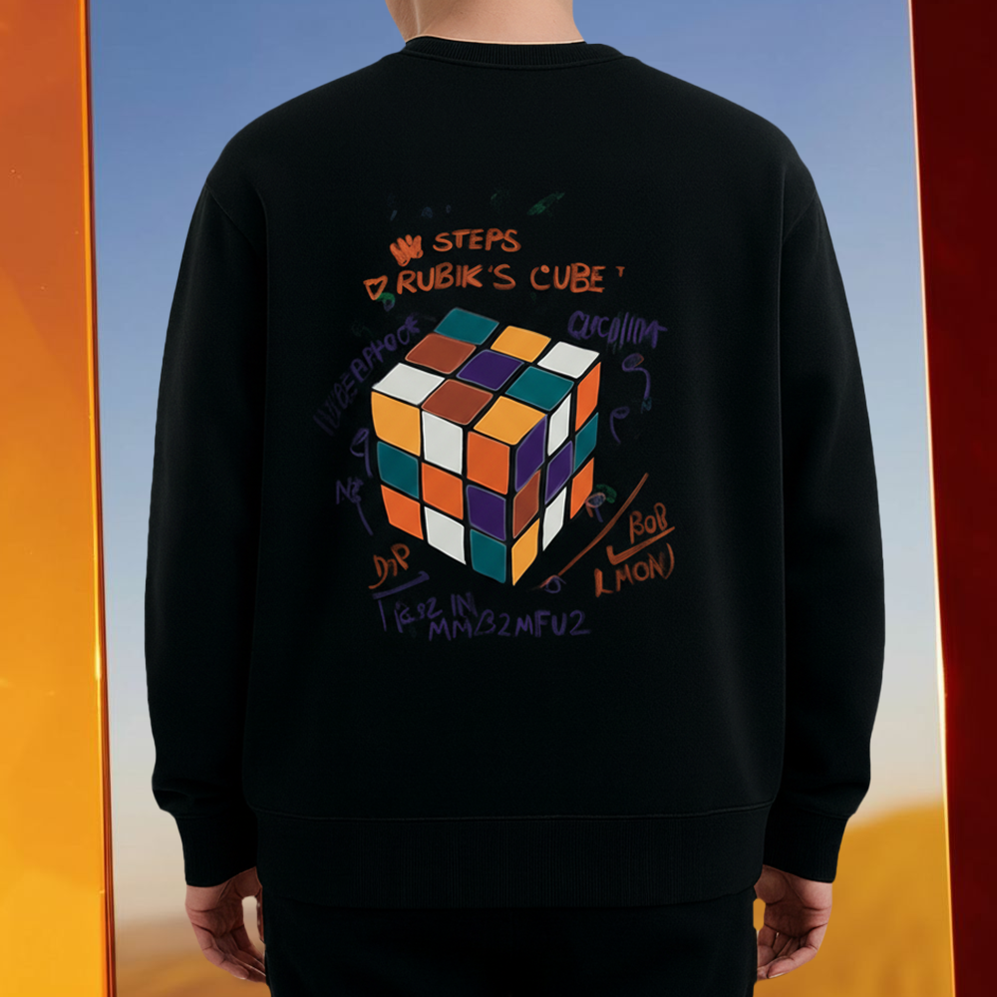 [2XL-5XL]비크네 빅사이즈 오버핏 프린팅 맨투맨 20,640원