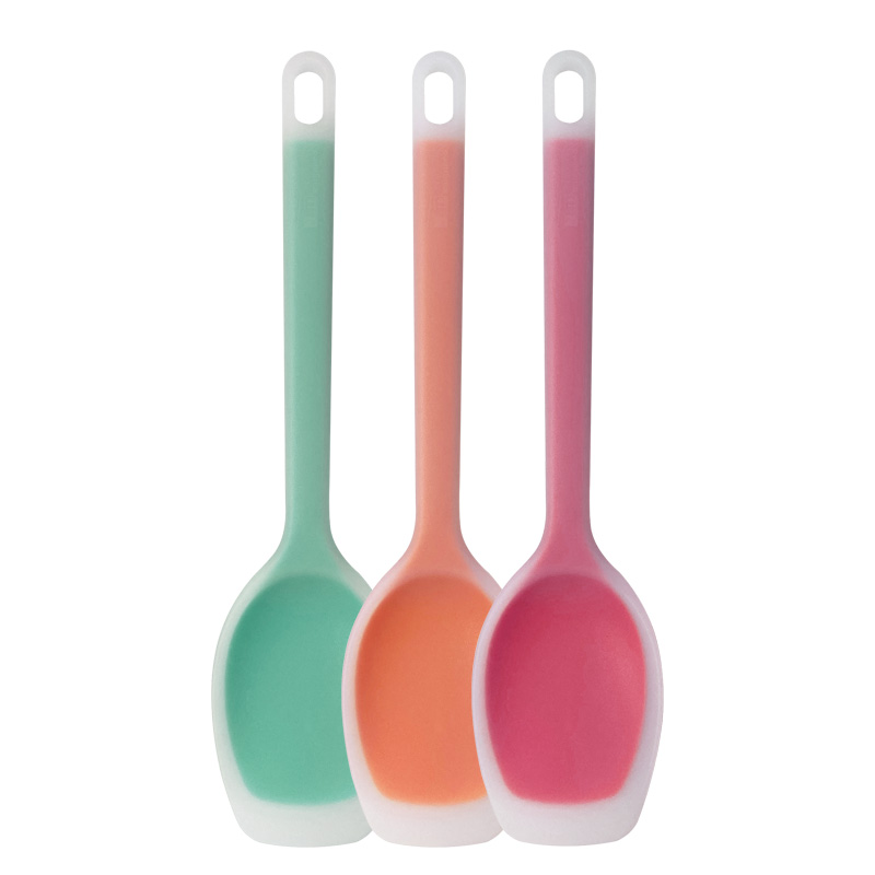 [백화점 입점 브랜드] am 실리콘 투톤 볶음스푼 스탠드 알뜰주걱 이유식 조리도구 13800, 1개, 레드 13800 12,000원