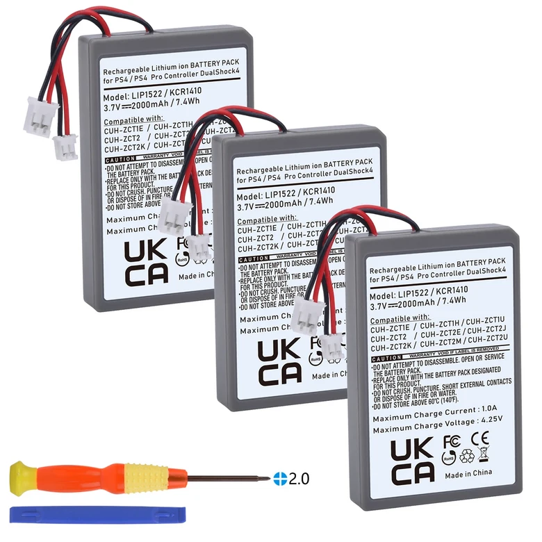 소니 PS4 PS4 프로 슬림 LIP1522 듀얼쇼크 4 V1 V2 무선 컨트롤러 플레이 스테이션 게임 패드용 2000mAh PS 27,700원