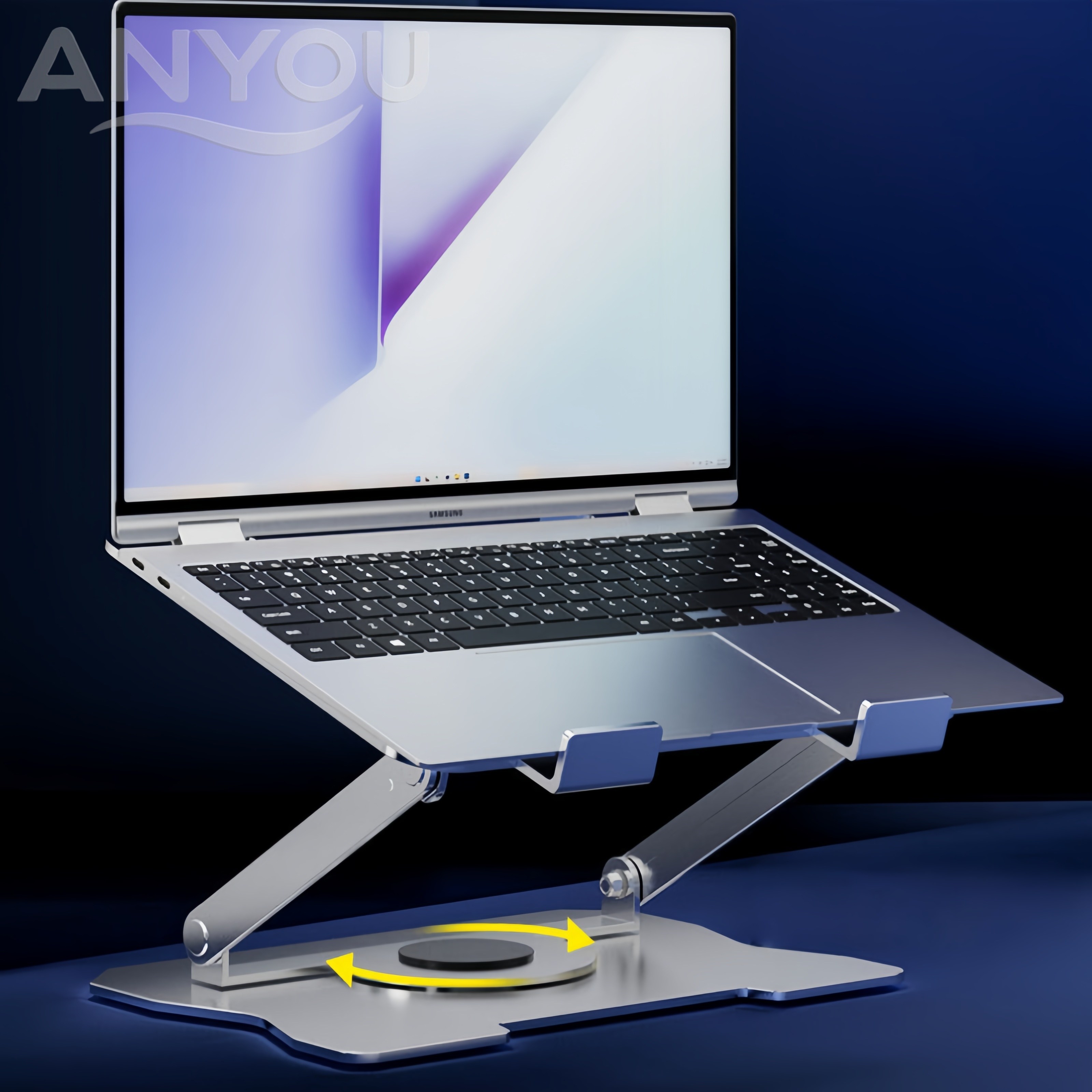 일렉싱크 휴대용 접이식 3단 회전 노트북 거치대 스탠드 27,000원