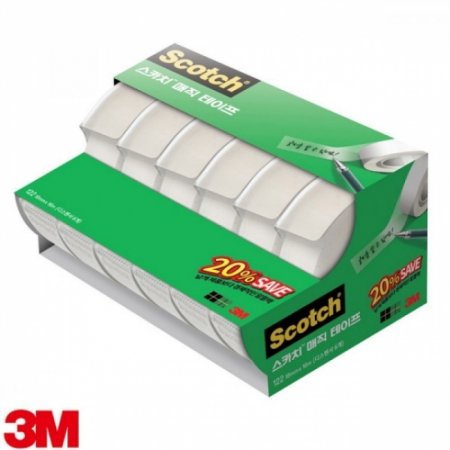3M 스카치 매직테이프 세이빙팩 122A-6 18mmx16m rio4+9MIA 17,520원