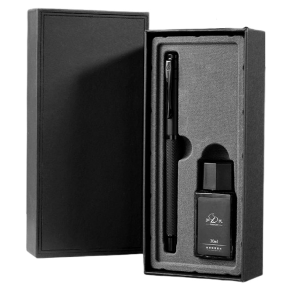 스마트덕 만년필 세트 입문용 고급 선물용, 심플블랙, EF(0.38) 19,900원