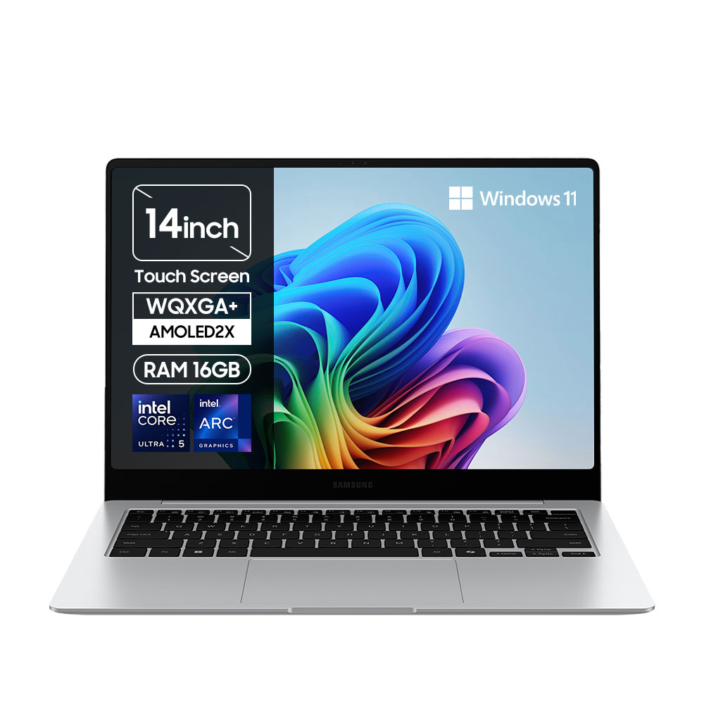 [삼성전자 공식파트너] 갤럭시북5 프로 NT940XHA-K51A 14인치(35,5cm) 인텔 Ultra 5 터치스크린, 윈도우 11 기본탑재, 서울/경기 퀵서비스 최대 2만원 지원 1,999,000원