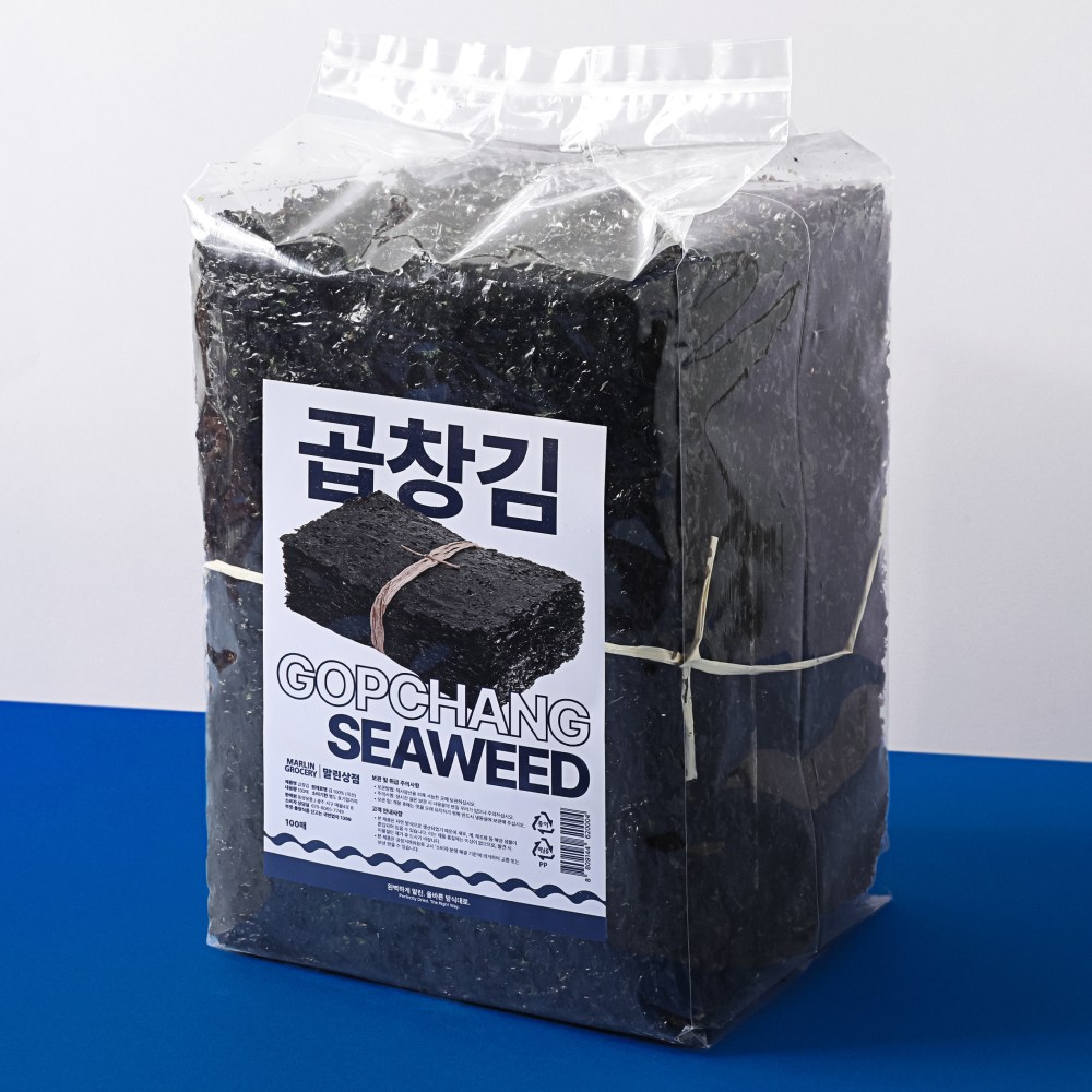 말린상점 곱창김 100매 국내산 햇김 곱창돌김 신안 완도 해남 진도, 1개, 400g 29,900원