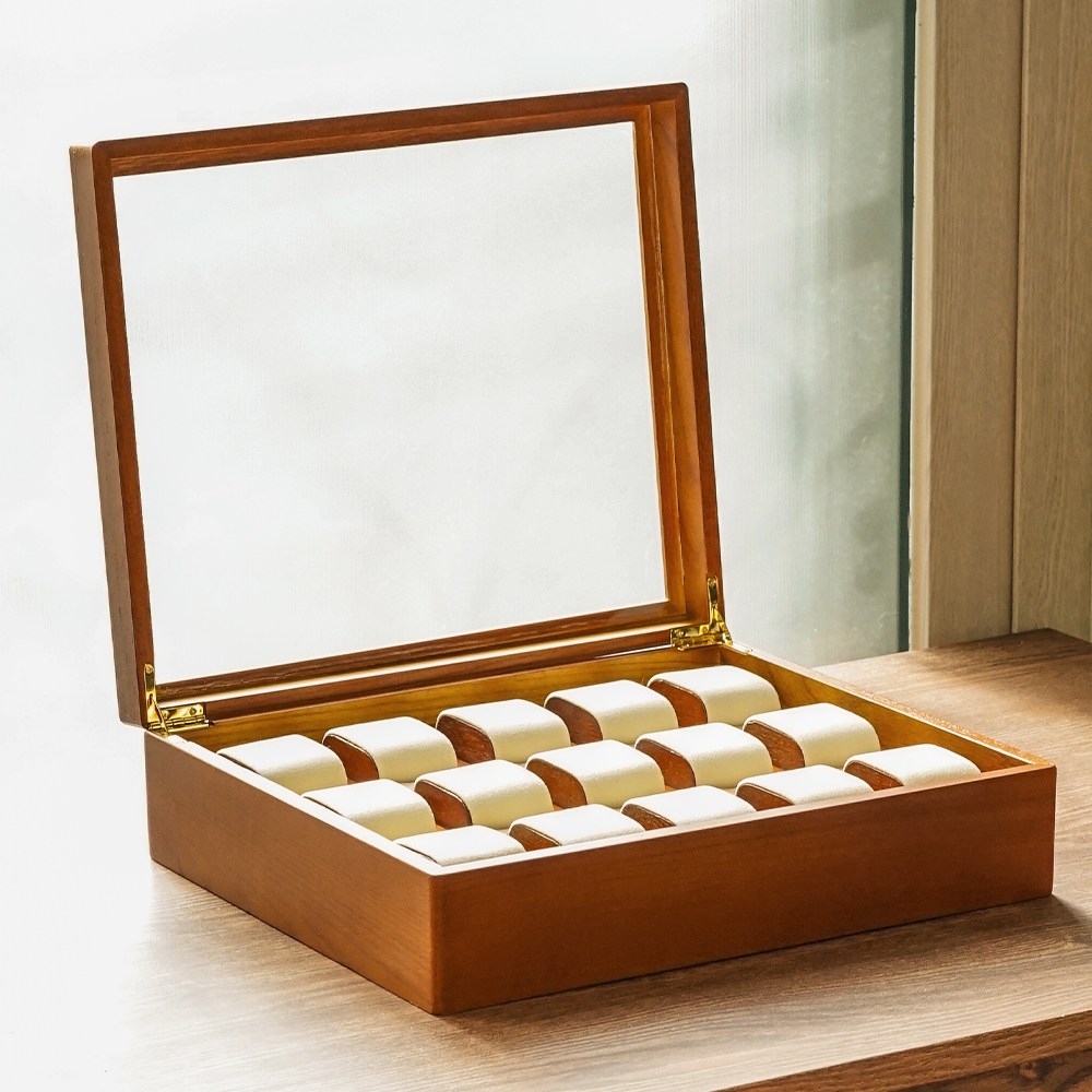 헤리티지원 원목 시계보관함 케이스 15구 프리미엄 통원목 수작업 방식 소량 생산 제품 268,000원