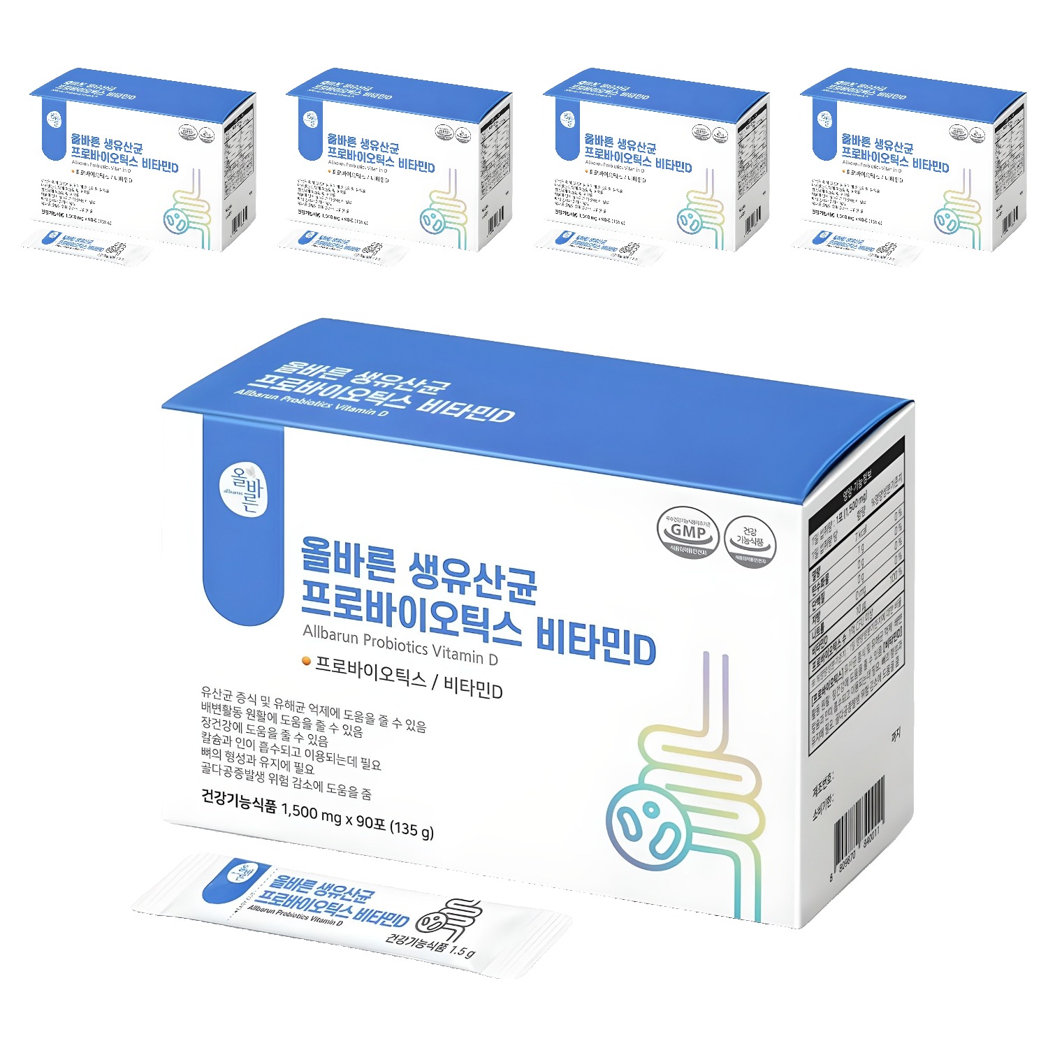 올바른건강식품 생유산균 프로바이오틱스 비타민D 90p 59,500원