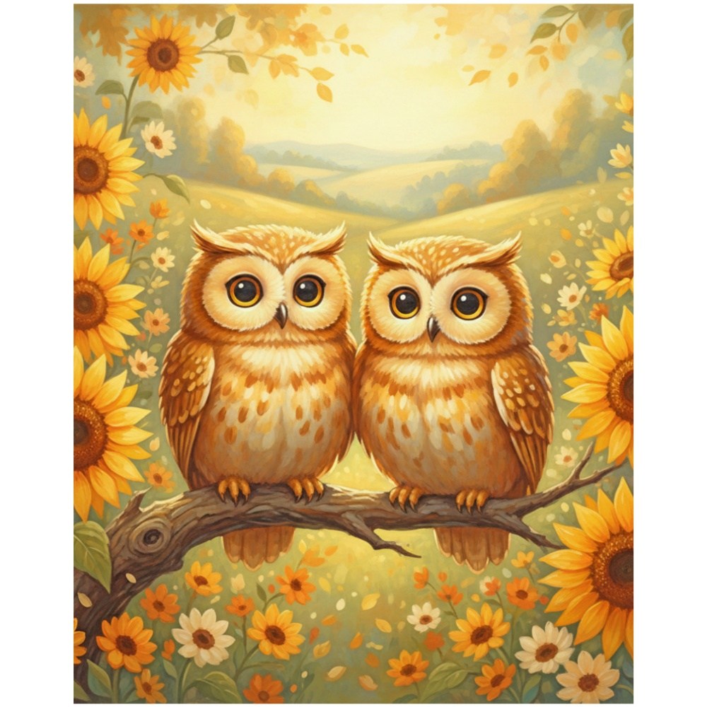 보석십자수 캔버스형 부엉이 diy 40 x 50 cm 19,800원