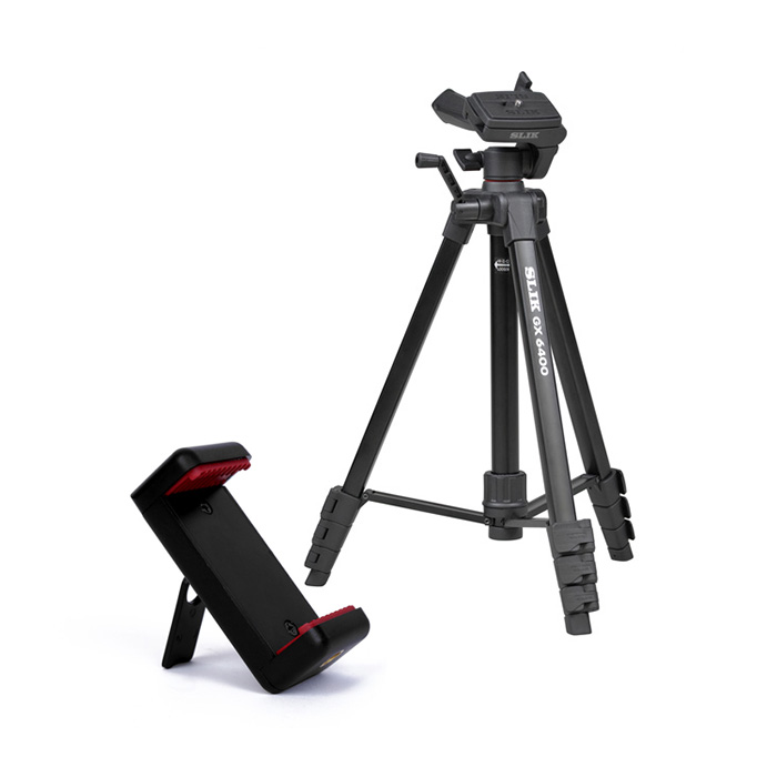 슬릭 고급형 4단 카메라용 삼각대 + 스마트폰용 48,000원