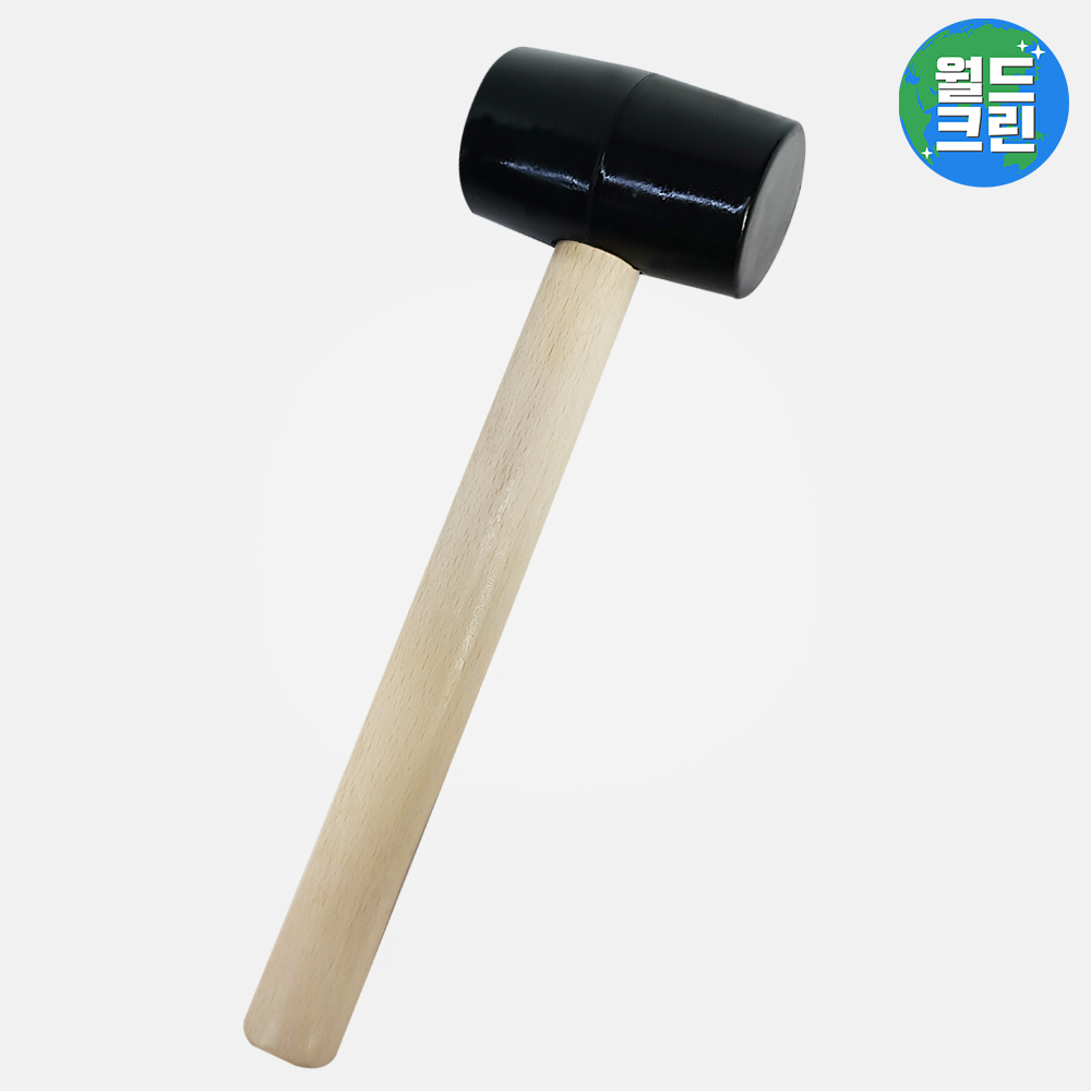 월드크린 우드 파워 고무망치 300g 타일 해머 목공 시공 우레탄망치 미니망치 5,460원