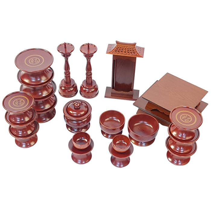 우성공예 물푸레 턱제기22P 제기세트 145,000원