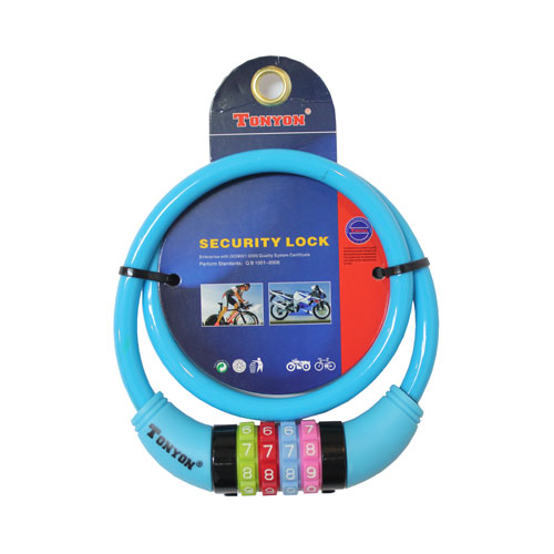 Tonyon 토니온)자전거열쇠(중/칼라/TY-427-3)-색상랜덤, 1개 7,200원