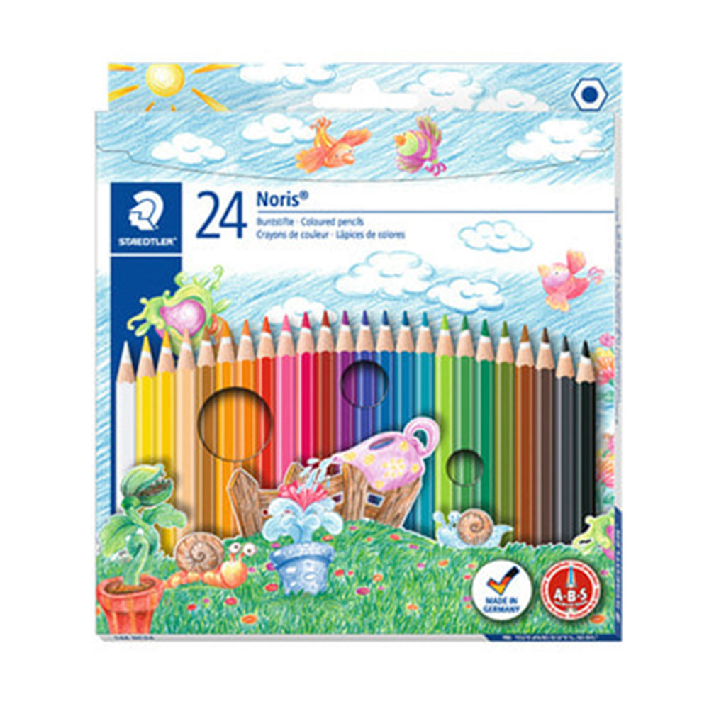 스테들러 노리스 일반색연필24색(종이)144 NC24 세트 6,810원