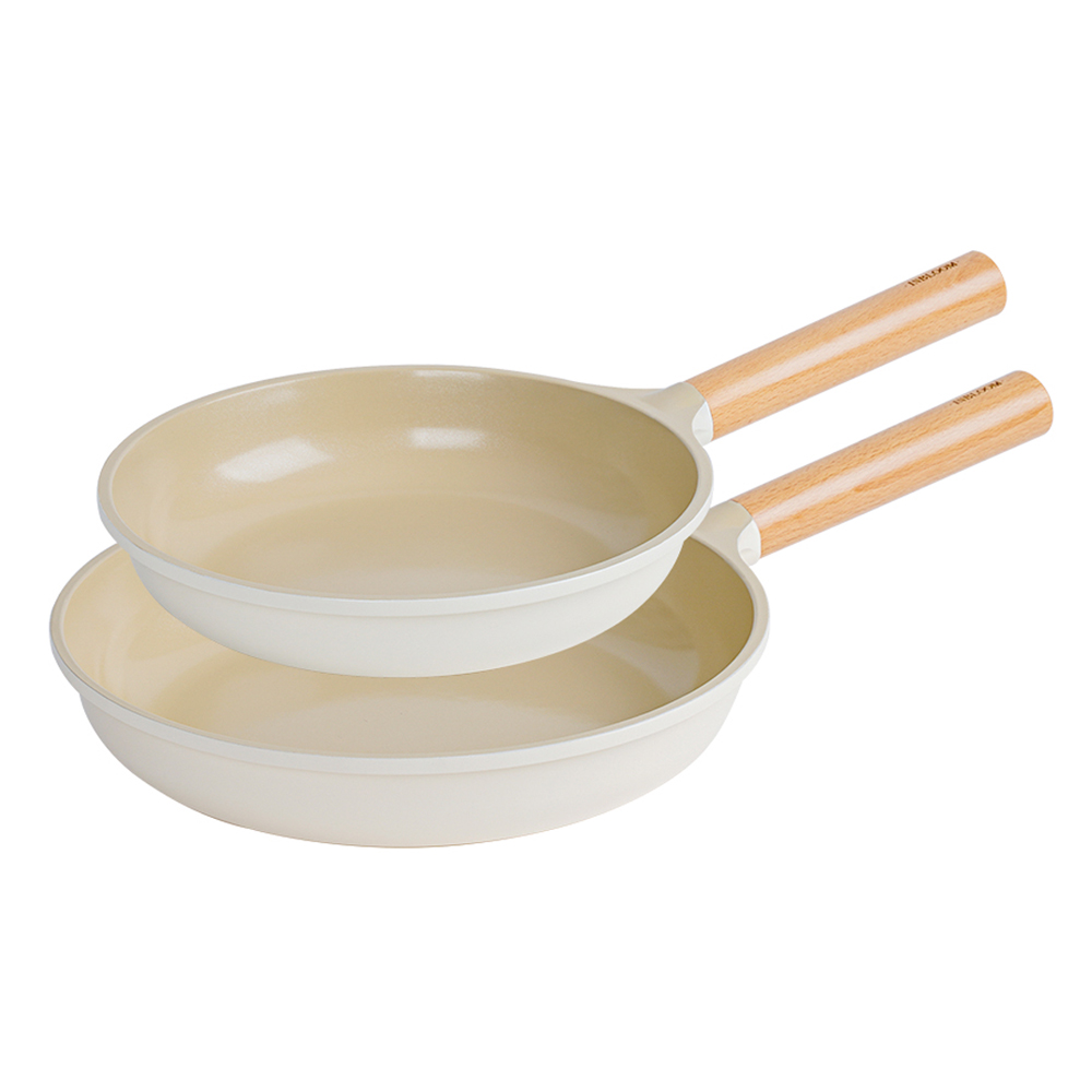 인블룸 인덕션 우드핸들 IH 프라이팬 세트 2개 48,500원