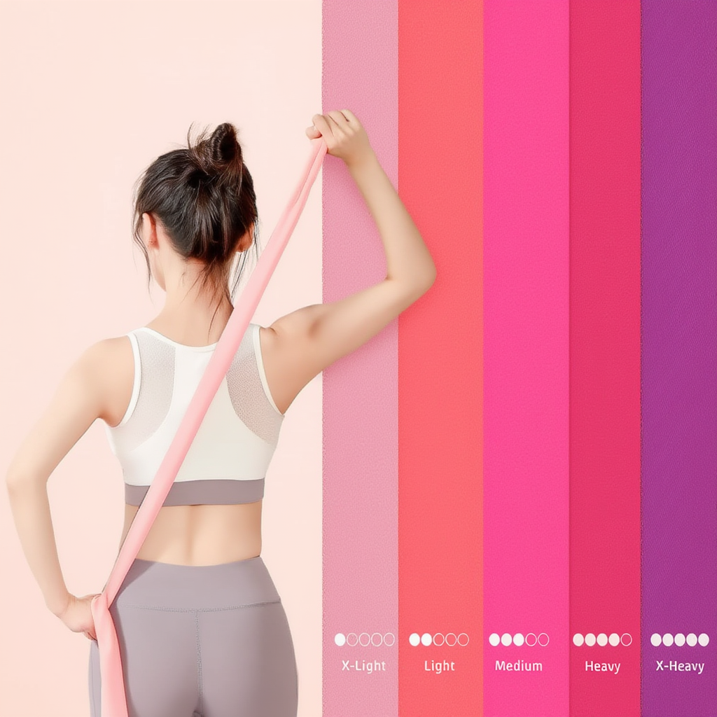 강플로 요가 필라테스 5종 라텍스 밴드 5,700원