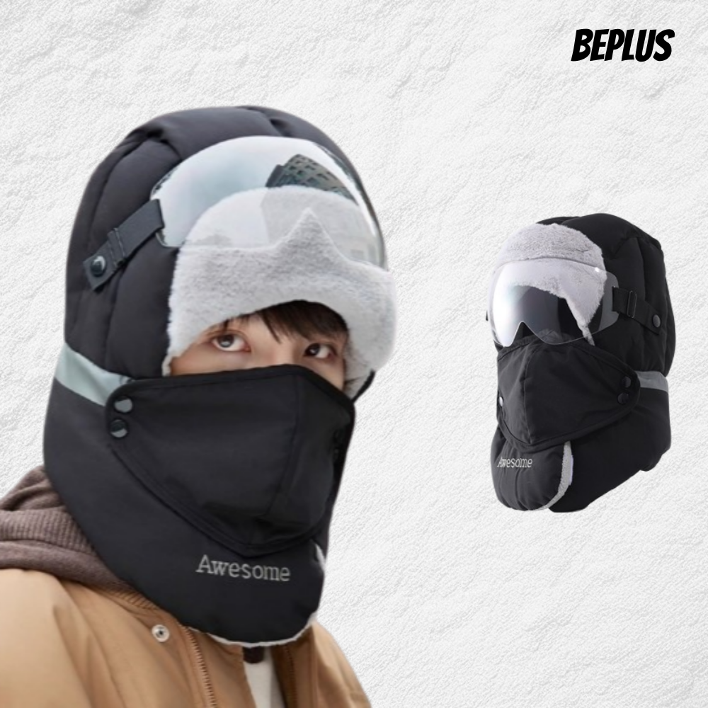 비플러스 기모안감 겨울 군밤 모자 패딩 방한모자 남녀공용 23,900원