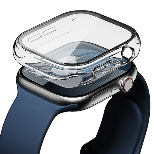 빅쏘 액정 풀커버 초슬림 변색없는 강화유리 일체형 레빅스킨 애플워치 하드 보호 케이스 7,400원