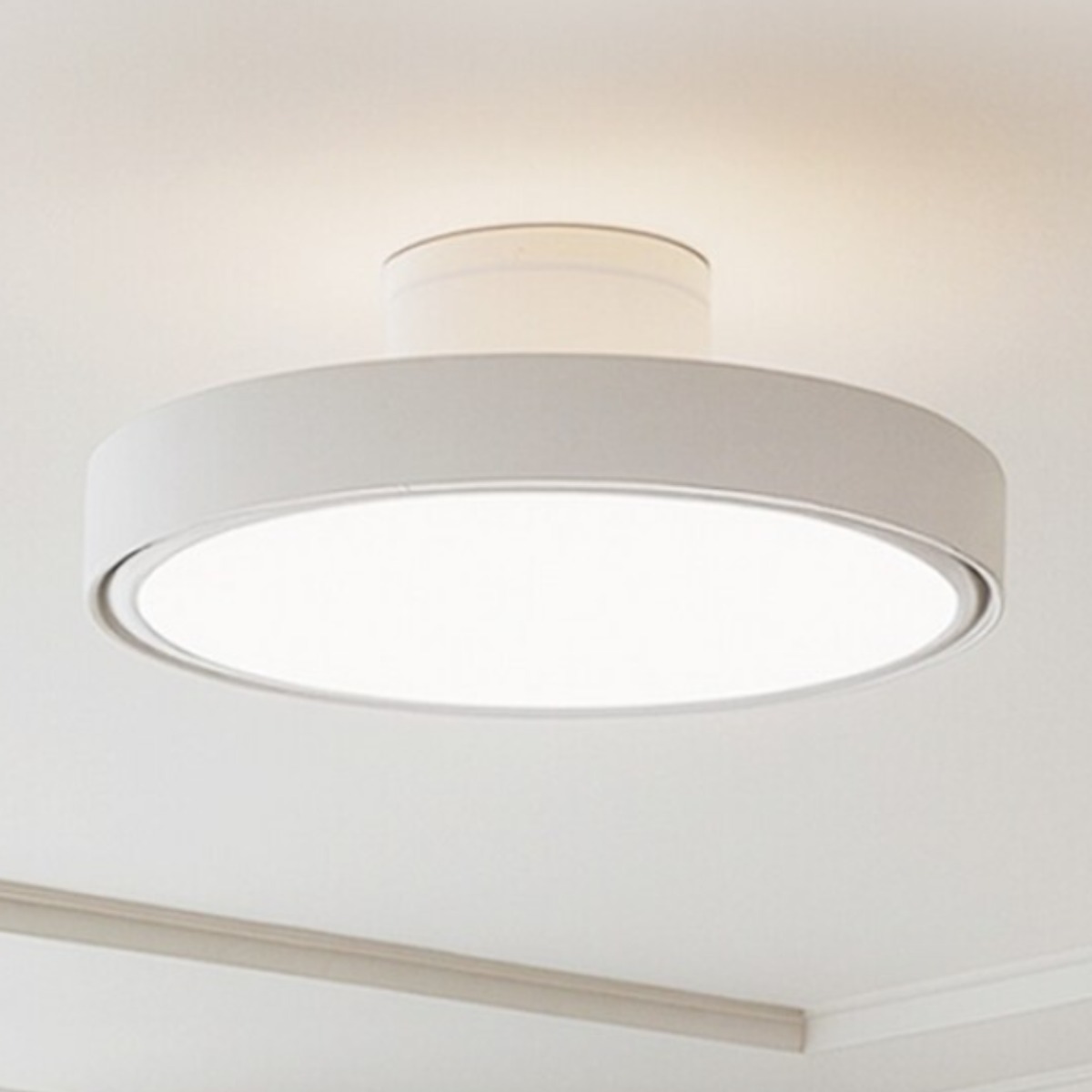 에어룩스 스마트 윙리스 날개없는 실링팬 거실조명 선풍기 56W, 스노우화이트 338,000원