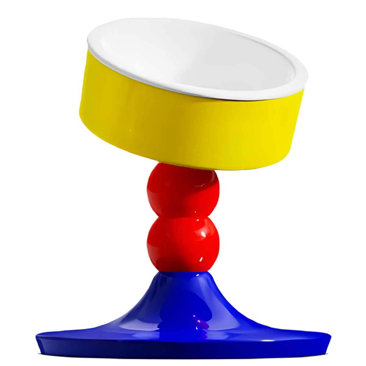 팔업 강아지 밥그릇 고양이 밥그릇 높이각도조절형 도자기 식기, 1개, 비비드, 현재가 21,670원