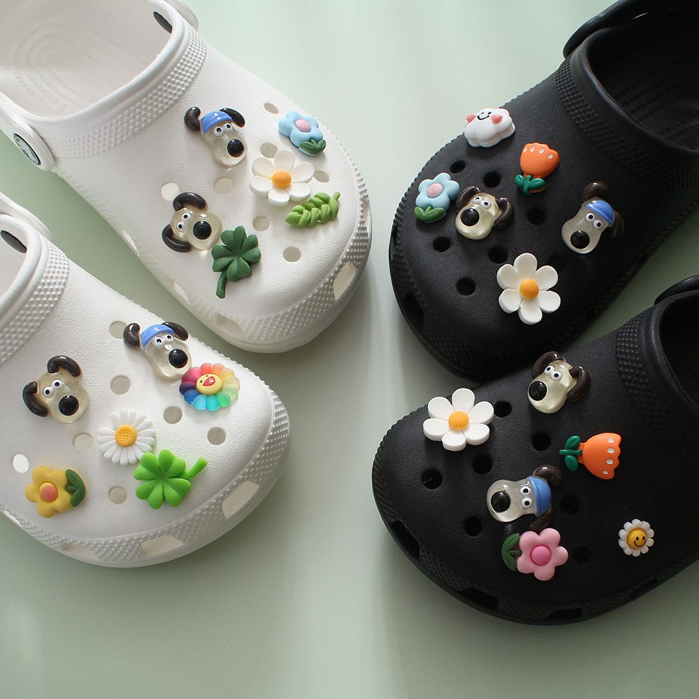 OK 신꾸 댕댕이 12pcs신발 파츠 세트 슬리퍼 실내화 꾸미기 악세사리 참 장식 12,900원