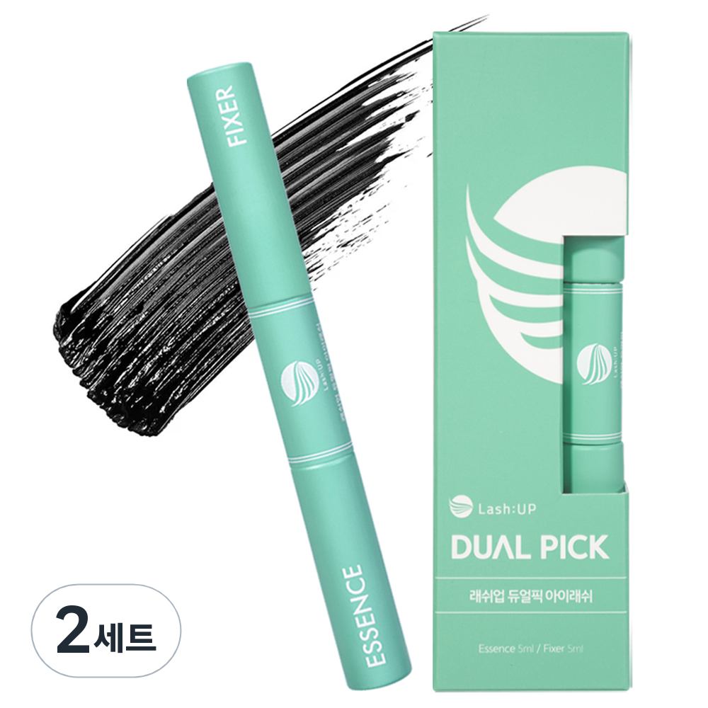 래쉬업 듀얼픽 아이래쉬 영양제 블랙픽서 5ml + 에센스 5ml 세트 64,000원