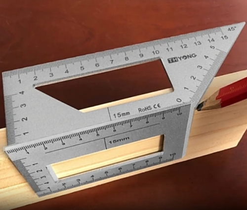 다기능 목공용 알루미늄 합금 삼각자 45도 90도 135도 측정 목공자 12,300원
