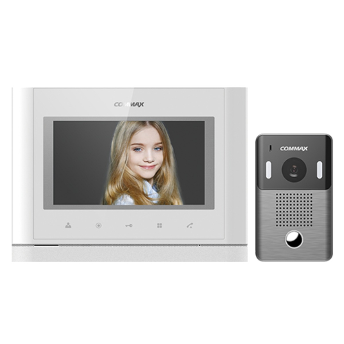 코맥스 7인치 아날로그 비디오폰 CAV-77M 화이트/DRC-4Y 초인종포함 아파트 빌라 교체 설치, 현재가 138,500원