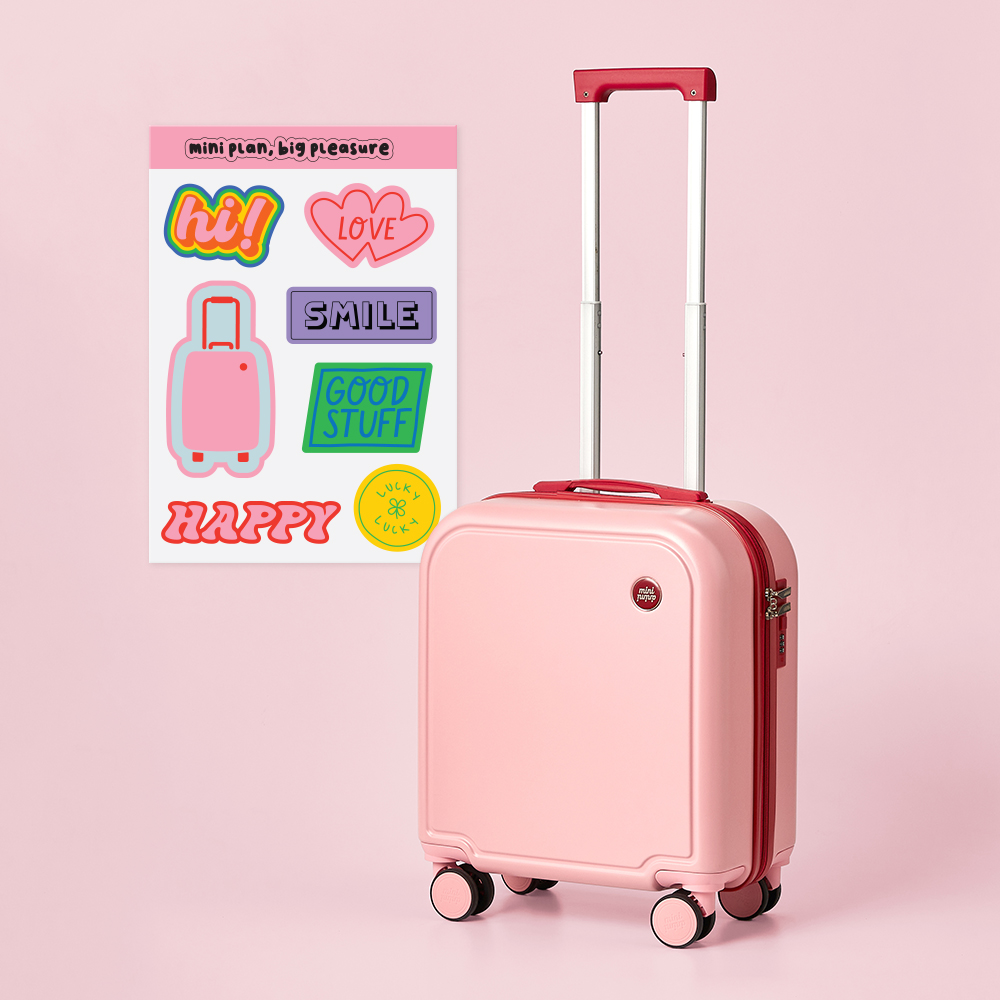 모던하우스 ON minianimi 캐롯 기내용 캐리어 + 스티커 세트 18인치 39,890원