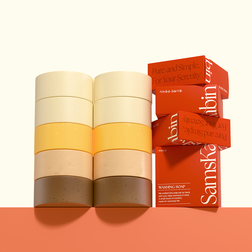 샘스캐빈 설거지비누 10p세트 오트밀 커피 파프리카 호박 주방비누 고체워싱바 과일세척 19,900원