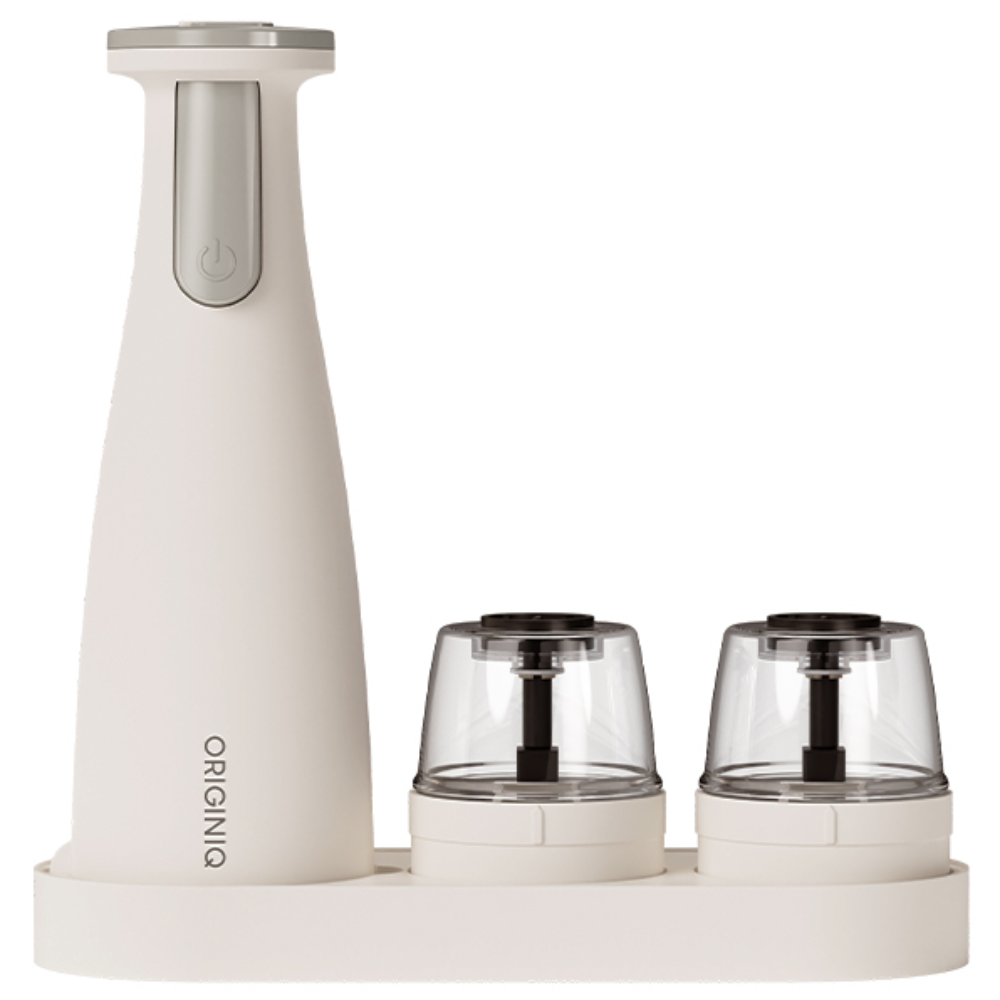오리지니크 전동 후추 그라인더 기본세트 작은입자 분쇄 (본체1+컨테이너3구+트레이1), 1세트, 316ml 83,000원