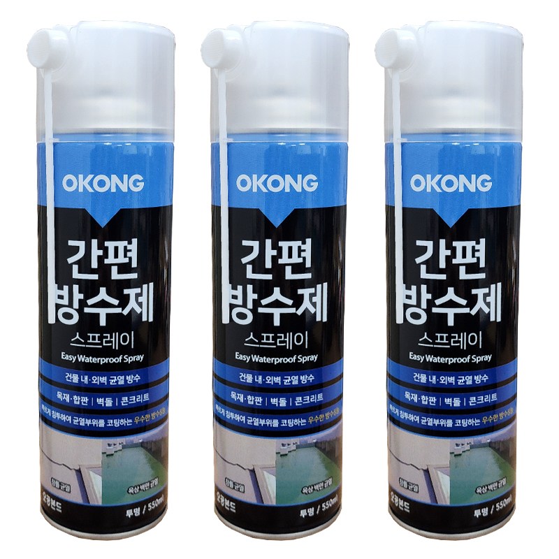 오공 스프레이 간편 방수제 투명 550ml 16,500원
