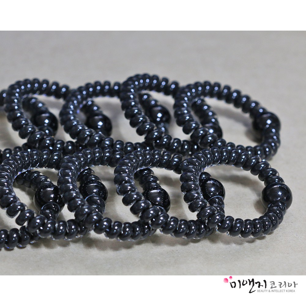 [미앤지코리아] 탄력좋은 전화줄 헤어끈 무자국 헤어끈 10개입 7,900원