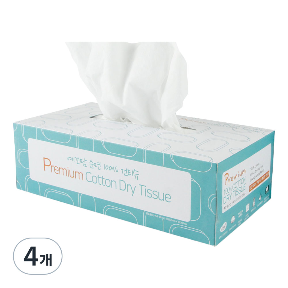 예꼬맘 페이스 순면 건티슈, 60g, 80매, 4개 25,100원