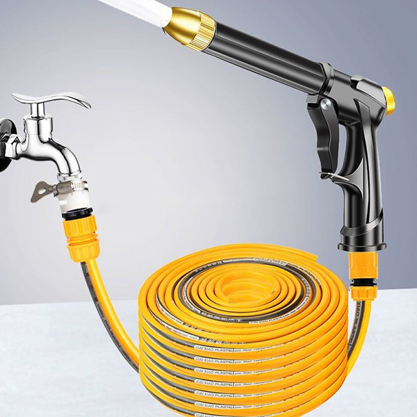 세차 호스 스프레이건 10미터세트 고압분사기 릴호스, 세차 호스건세트(10미터) 7,600원