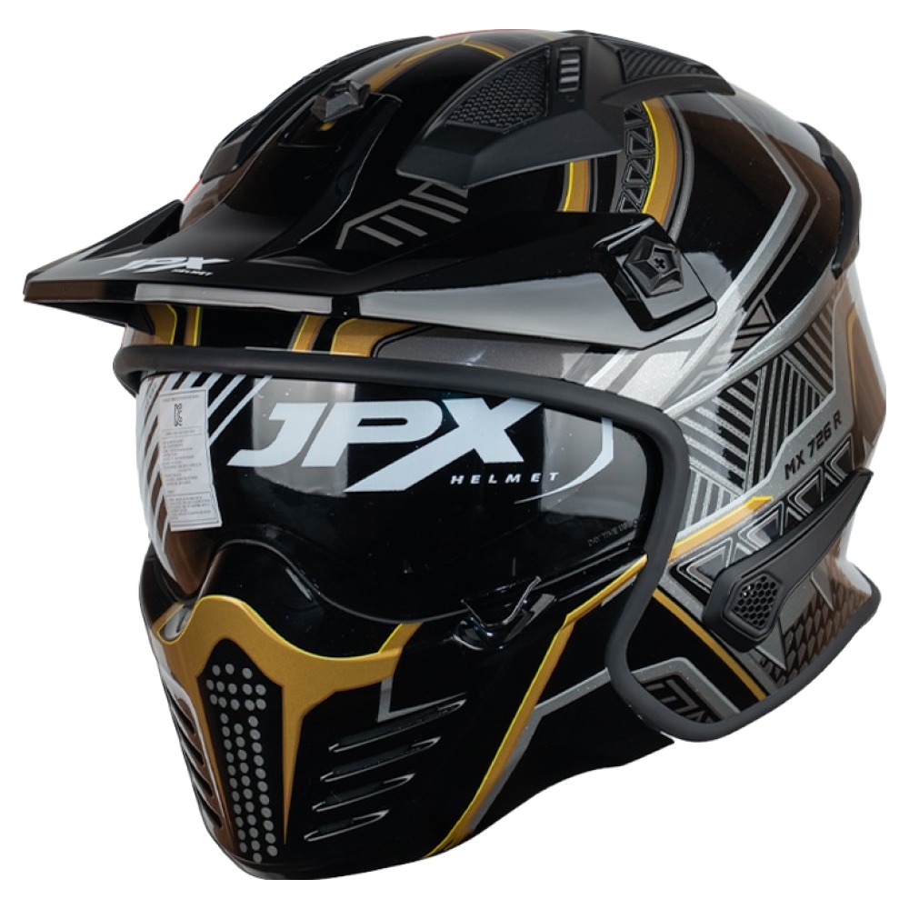 제이피엑스헬멧 모듈러 어드벤쳐 오픈페이스 풀페이스 바이크 오토바이 헬멧 MX726-R, 16.MX10 유광 184,000원