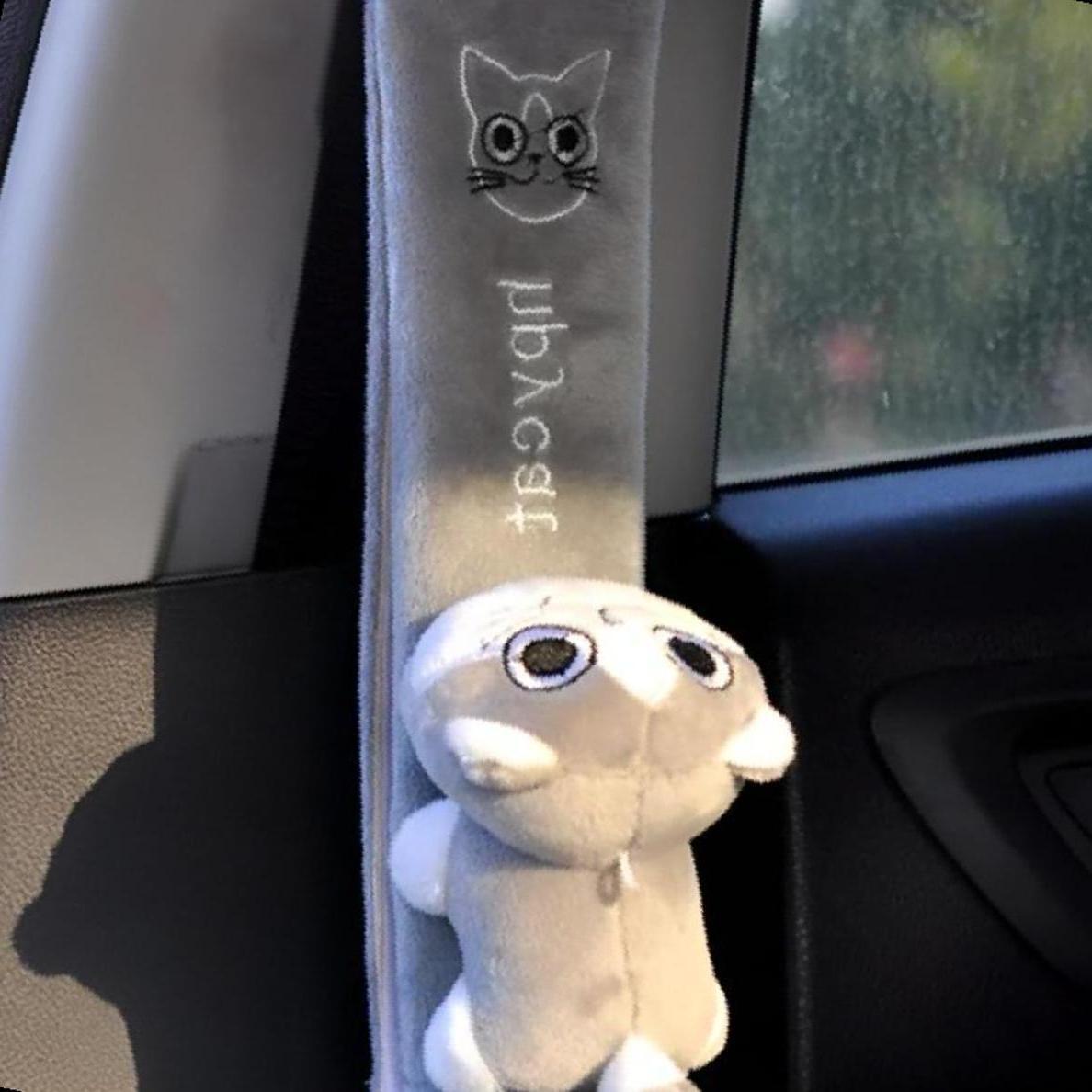 안전벨트 커버 차량용 고양이디자인 귀여운인형 벨트보호 차내장식 자동차인테리어 강아지모양 8,640원