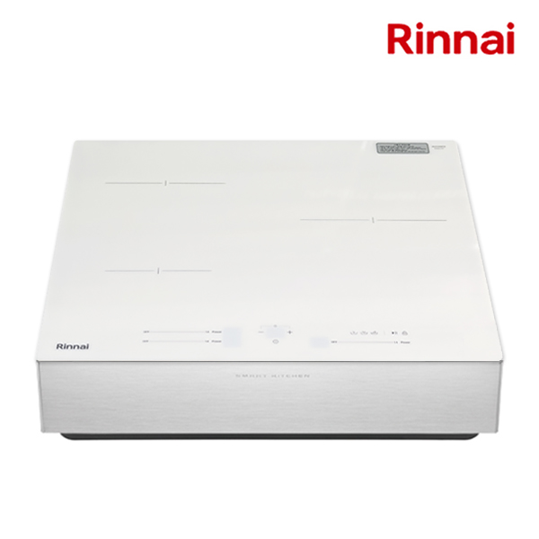 [에너지효율1등급] 린나이 인덕션 3구 유로케라글라스 초고화력 간편조리모드기능 타공560X480 블랙/화이트 508,000원