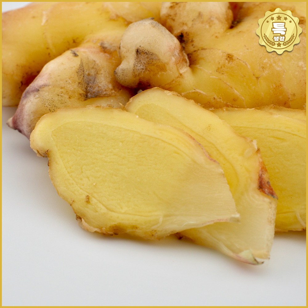 [국산특품생강]1위기록 국내산 제철 햇 생강 세척 흙생강, 1박스, 세척생강[특품] 3kg 39,900원
