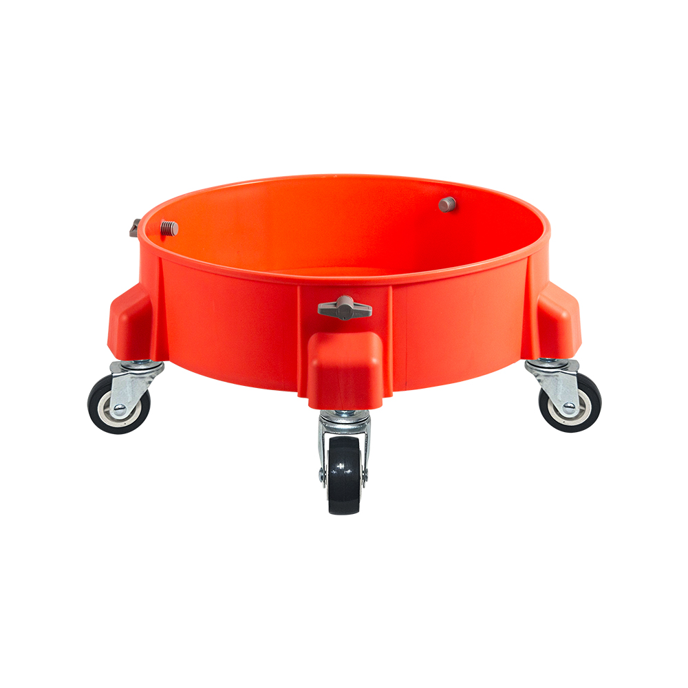 오리곤 버킷 돌리(레드) + PU 바퀴 세트 (다용도 세차 버킷 물통 화분 이동용 받침대), 1개 21,000원