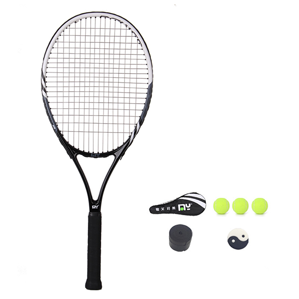 VWY 입문자용 테니스 라켓 PK628 + 가방 + 손잡이 그립 + 공 3p + 댐프너 세트 17,120원