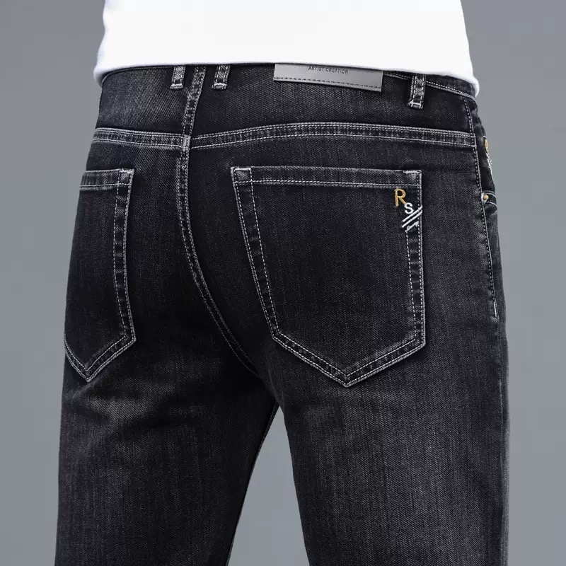 히트상품 여름 얇은 데님 팬츠 남성용 청년층 인기 높은 슬림 핏 디자인 스트레치 소재 활동성 편안 트렌디한 실루엣 남성복 긴 바지 다양한 신발 매치 일상 32,900원